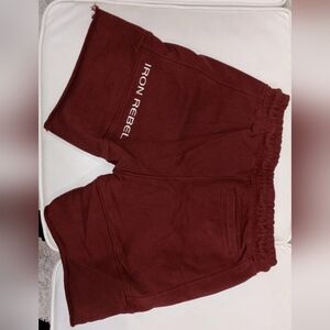 Iron Rebel Maroon Shorts